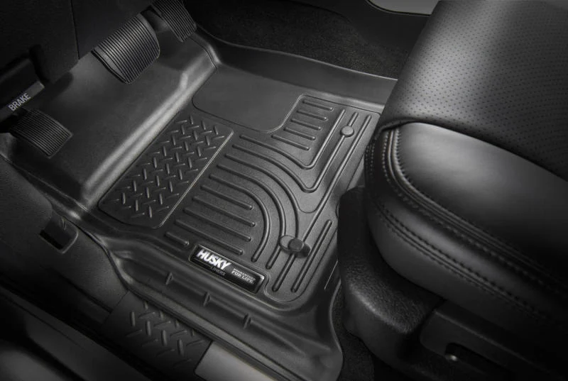 Husky Liners 2014-2016 Hyundai Elantra WeatherBeater Combo Black Floor Liners - Image 11