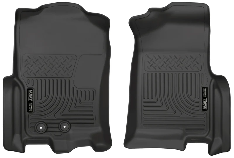 Husky Liners 2015 Ford Expedition/Lincoln Navigator WeatherBeater Front Black Floor Liners - Image 2