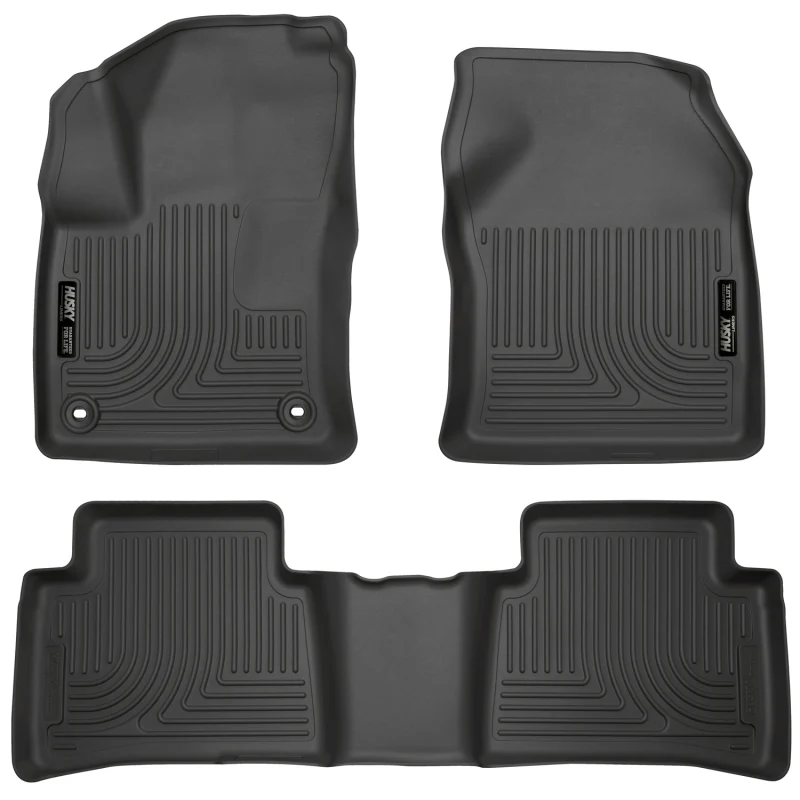 Husky Liners 2016 Toyota Prius Weatherbeater Black Front & 2nd Seat Floor Liners (Footwell Coverage) - Image 2