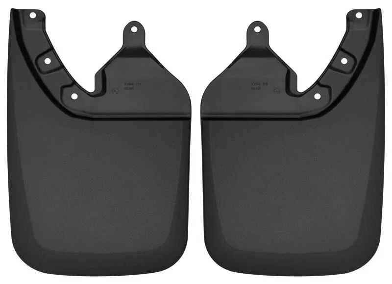 Husky Liners 2016 Toyota Tacoma w/ OE Fender Flares Custom Molded Rear Mud Guards - Black