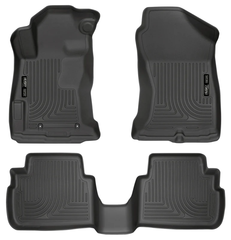Husky Liners 2017 Subaru Impreza Weatherbeater Black Front & 2nd Seat Floor Liners - Image 2