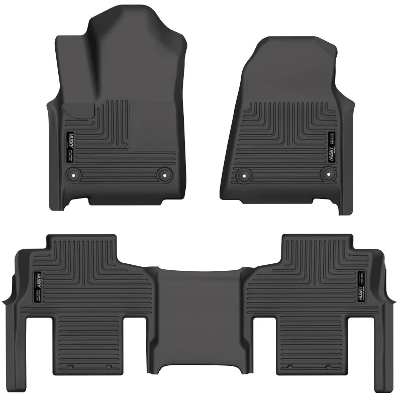 Husky Liners 2022 Jeep Grand Wagoneer Weatherbeater Black Front & 2nd Seat Floor Liners - Image 2