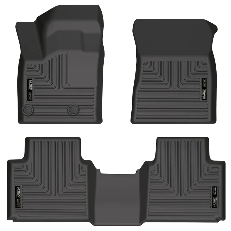 Husky Liners 2022 Mitsubishi Outlander WeatherBeater Front & 2nd Seat Floor Liner - Blk - Image 2