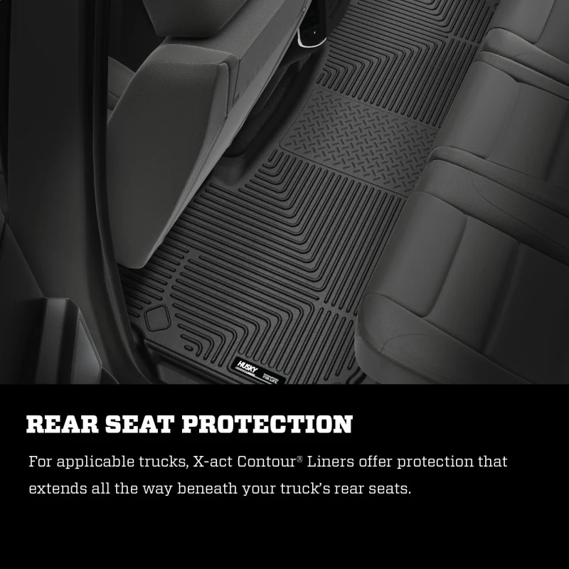 Husky Liners 2022 Toyota Corolla Cross FWD X-Act Contour Black Floor Liner (2nd Seat) - Image 8