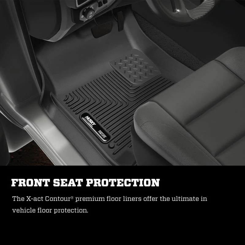 Husky Liners 22-23 Jeep Grand Cherokee L (w/2nd Row Bench Seats) X-ACT 2nd Seat Floor Liner - Blk - Image 3