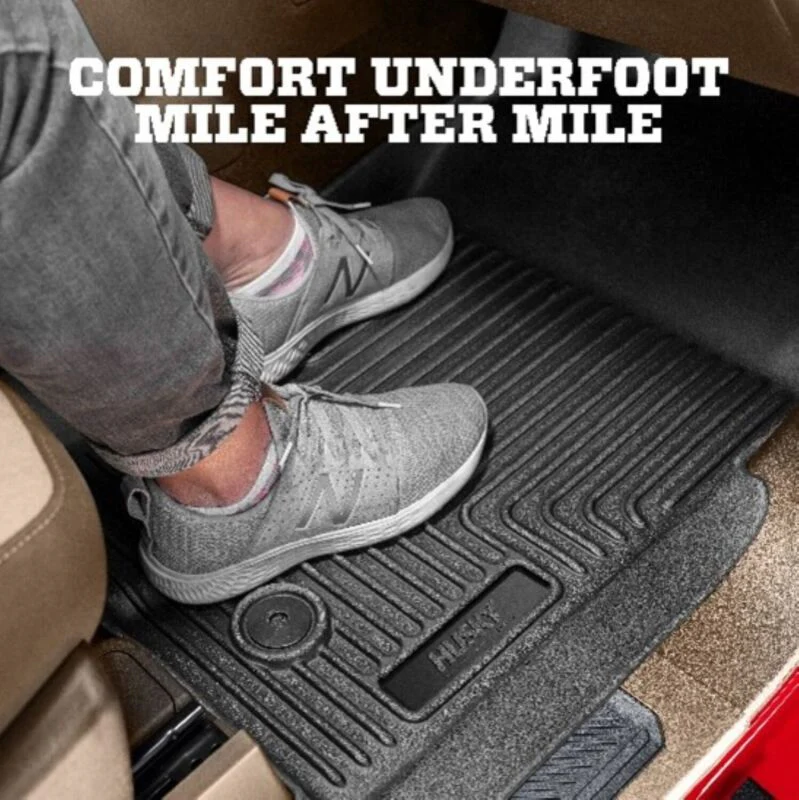 Husky Liners 22-25 Jeep Grand Cherokee WeatherBeater 2nd Seat Black Floor Liners - Image 13
