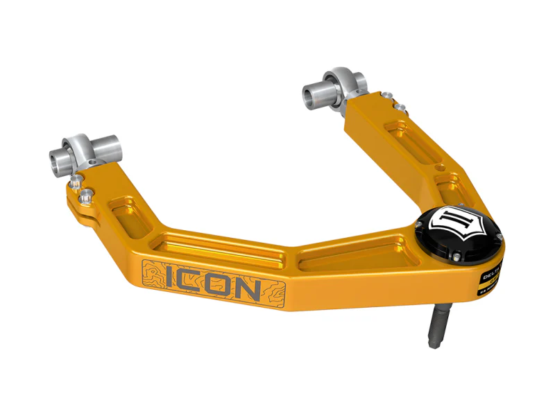ICON 2024 Toyota Tacoma Billet Upper Control Arm w/ Delta Joint Pro - Gold Anodized - Image 6