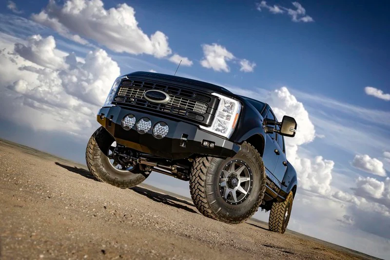 ICON 23-24 Ford Super Duty 4WD 4.5in Lift Front V.S 2.0 Aluminum Series Shock Remote Reservoir - Image 5