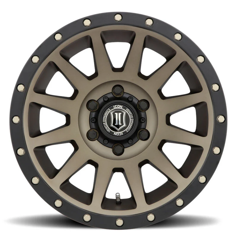 ICON Compression 17x8.5 5x5 -6mm Offset 4.5in BS 71.5mm Bore Bronze Wheel - Image 3
