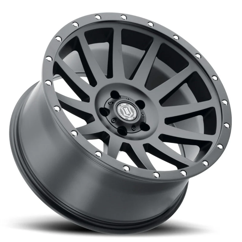 ICON Compression 20x10 5x5 -12mm Offset 5in BS 71.5mm Bore Satin Black Wheel - Image 3