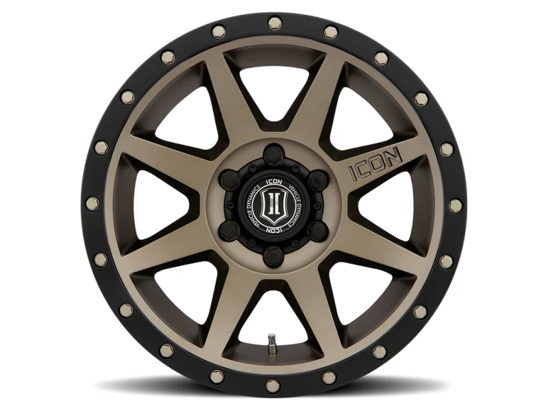 ICON Rebound 18x9 6x5.5 25mm Offset 6in BS 95.1mm Bore Bronze Wheel - Image 2