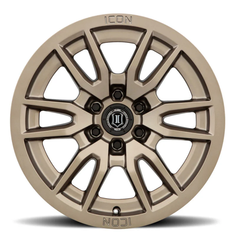 ICON Vector 6 17x8.5 6x135 6mm Offset 5in BS 87.1mm Bore Bronze Wheel - Image 2