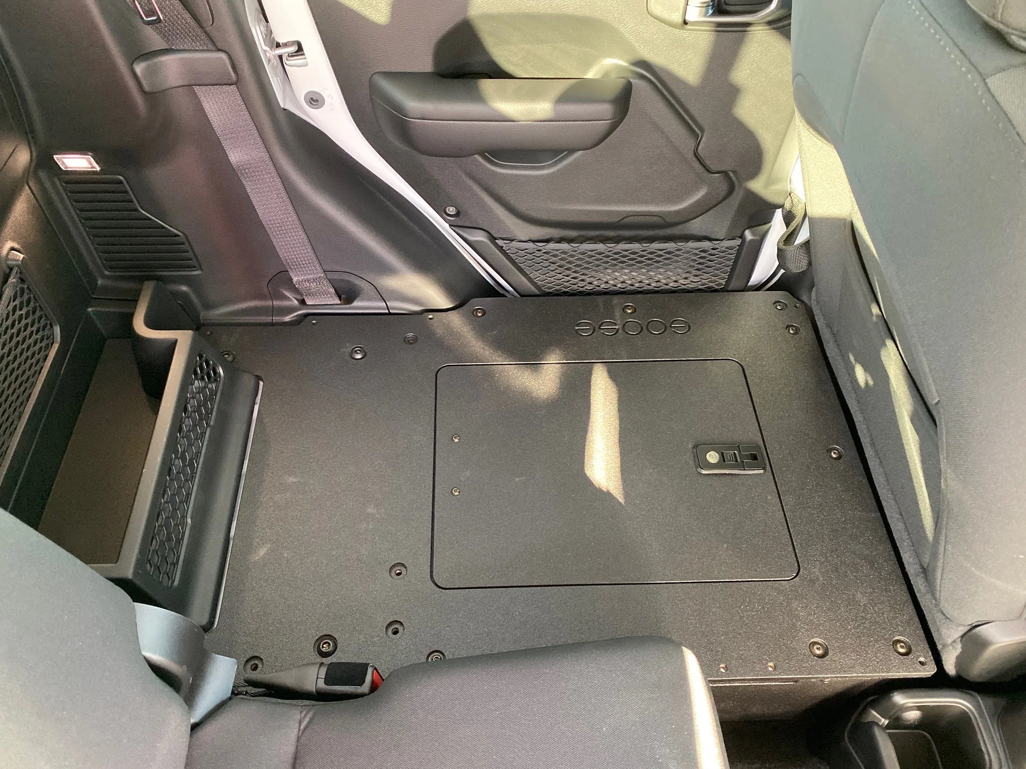 Jeep Gladiator 2019-Present JT 4 Door - Second Row Seat Delete Plate System - Image 2