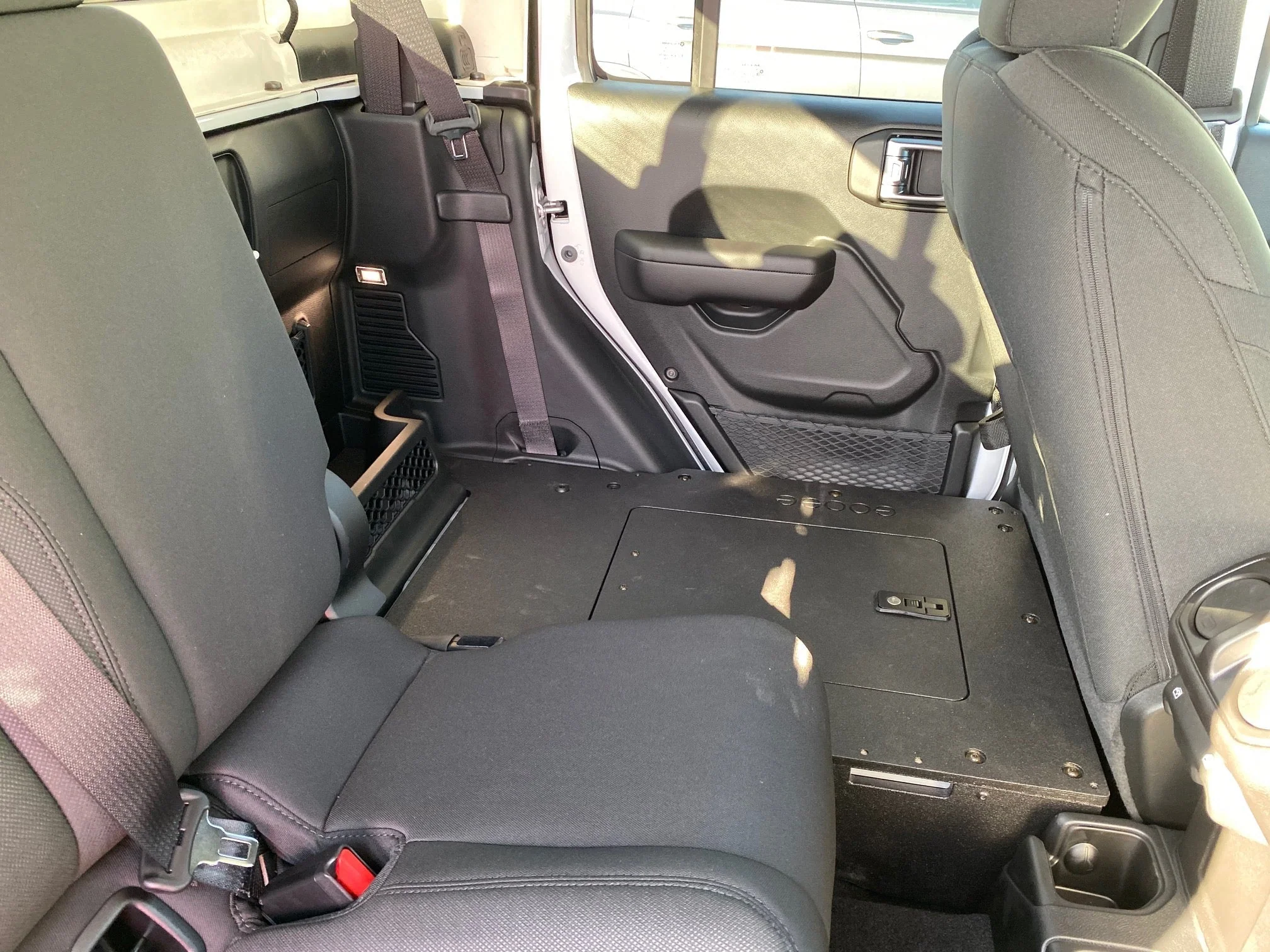 Jeep Gladiator 2019-Present JT 4 Door - Second Row Seat Delete Plate System - Image 6