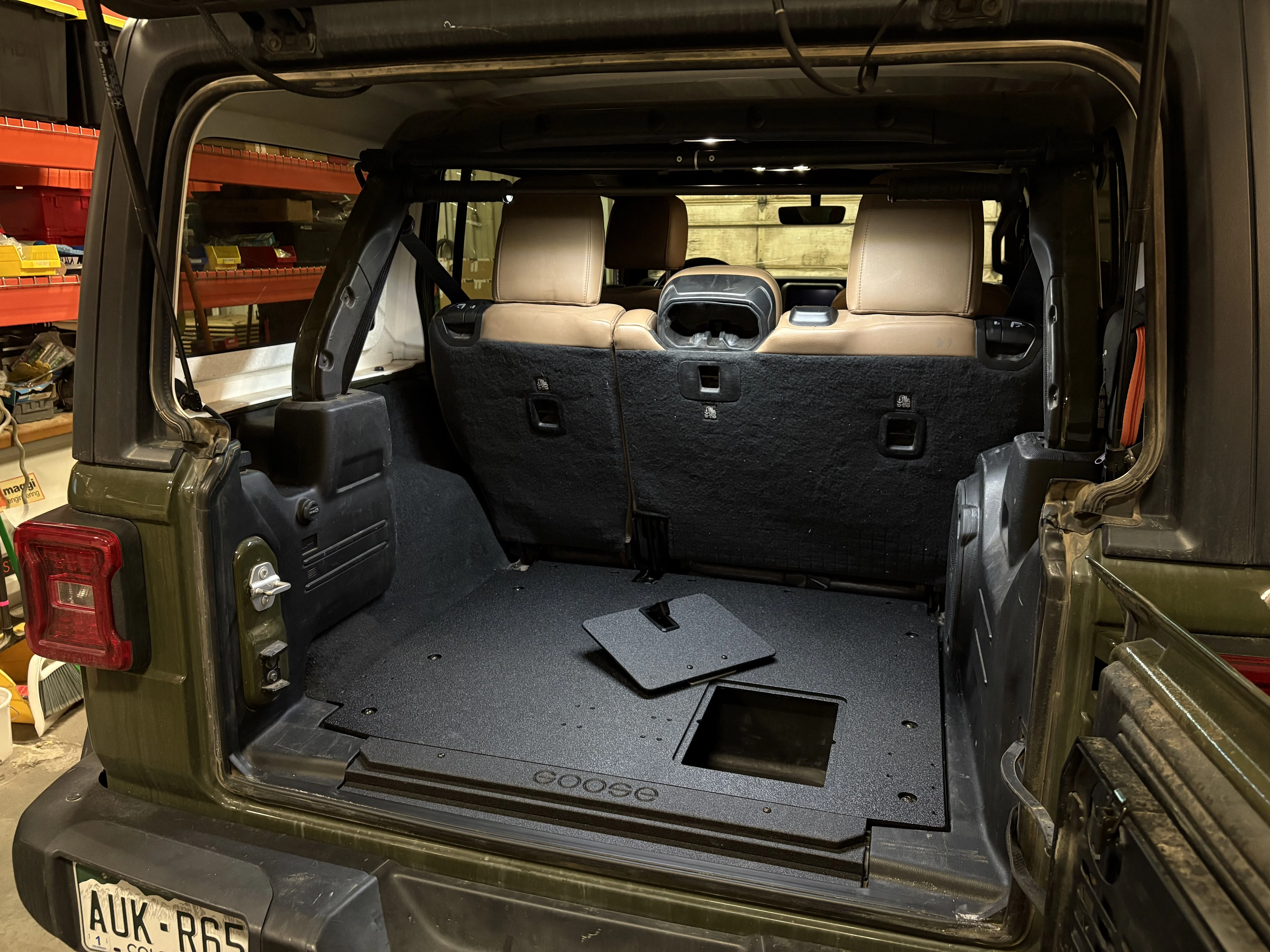 Jeep Wrangler 2018-Present JLU 4 Door - Rear Plate System - Image 12