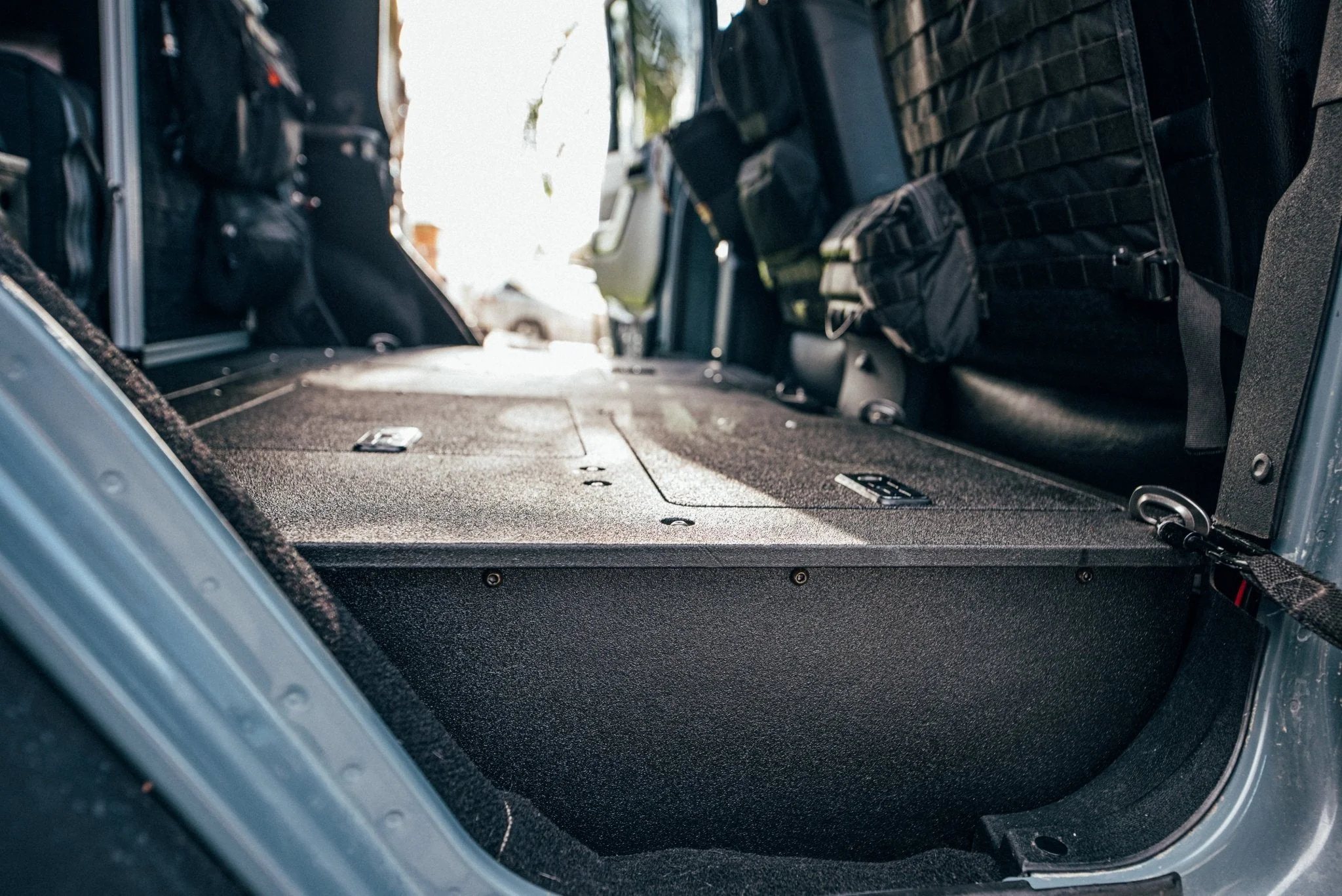 Jeep Wrangler 4 Door Second Row Seat Delete Plate System - Infill Panels - Image 2