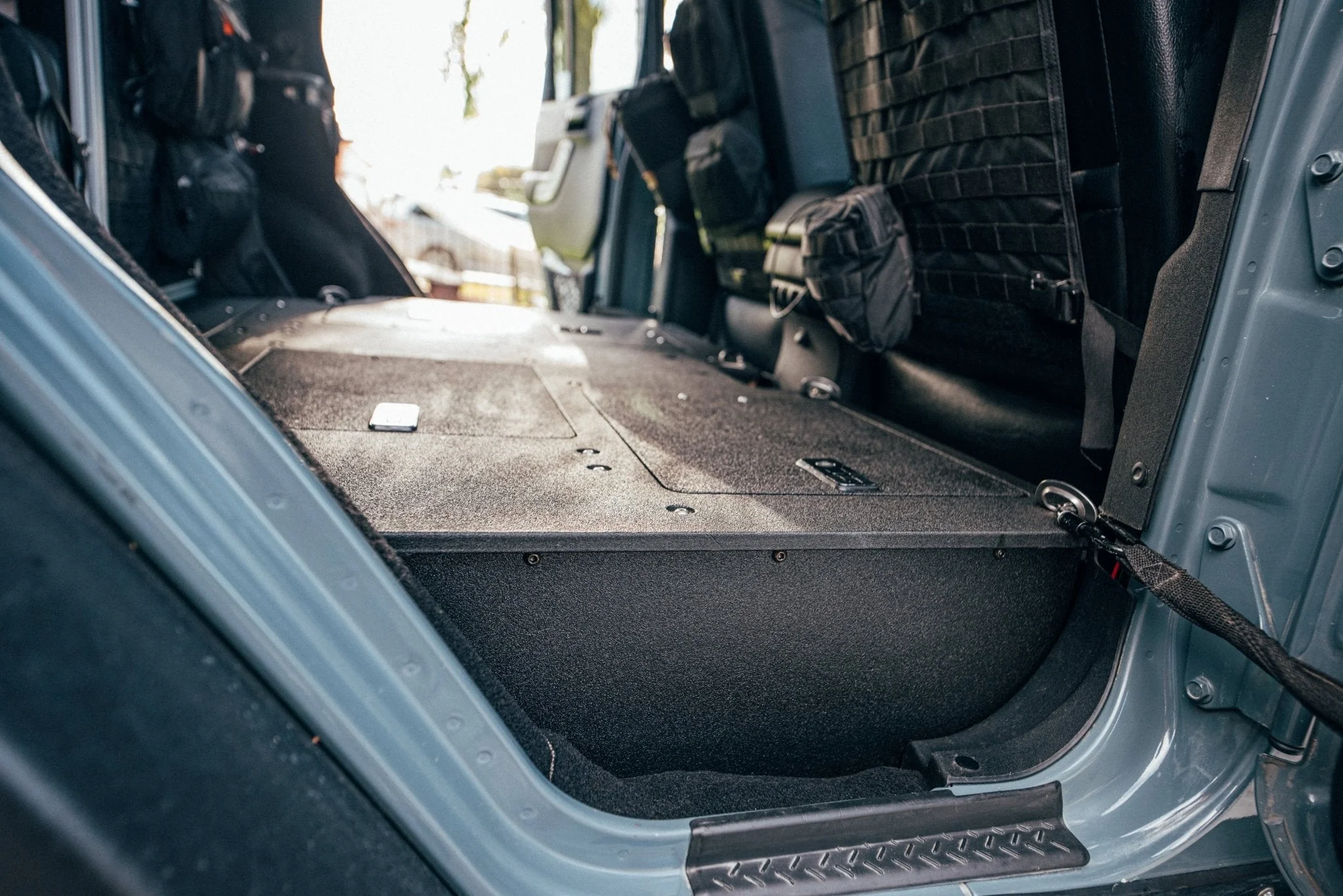 Jeep Wrangler 4 Door Second Row Seat Delete Plate System - Infill Panels - Image 4