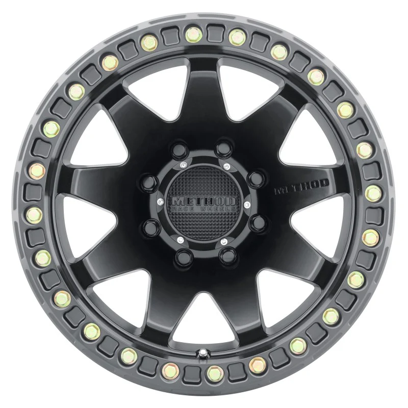 Method MR108 17x9 -44mm Offset 8x6.5 130.81mm CB Matte Black w/BH-H24125-38 Wheel - Image 2