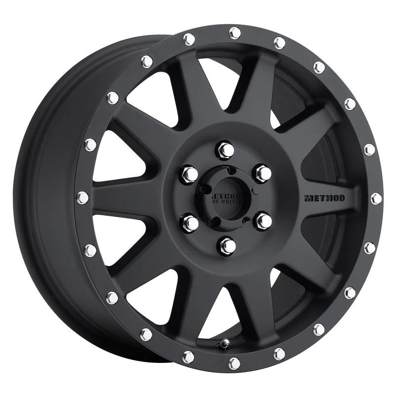 Method MR301 The Standard 17x7.5 +50mm Offset 6x130 84.1mm CB Matte Black Wheel