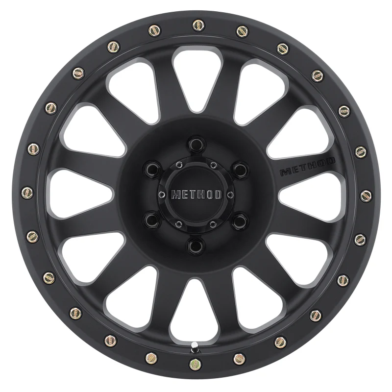 Method MR304 Double Standard 16x8 0mm Offset 6x5.5 108mm CB Matte Black Wheel - Image 2