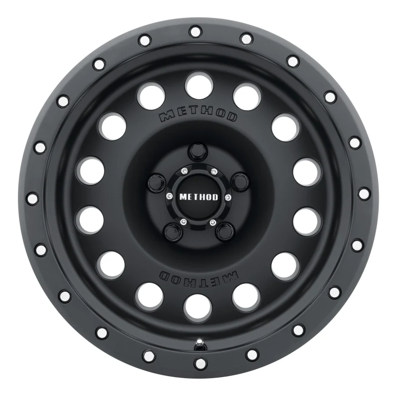 Method MR307 Hole 17x8.5 0mm Offset 5x5 94mm CB Matte Black Wheel - Image 2