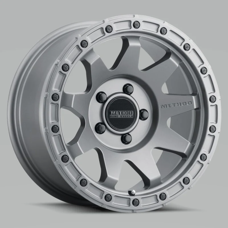 Method MR317 17x8.5 0mm Offset 5x5 71.5mm CB Matte Titanium Wheel - Image 2
