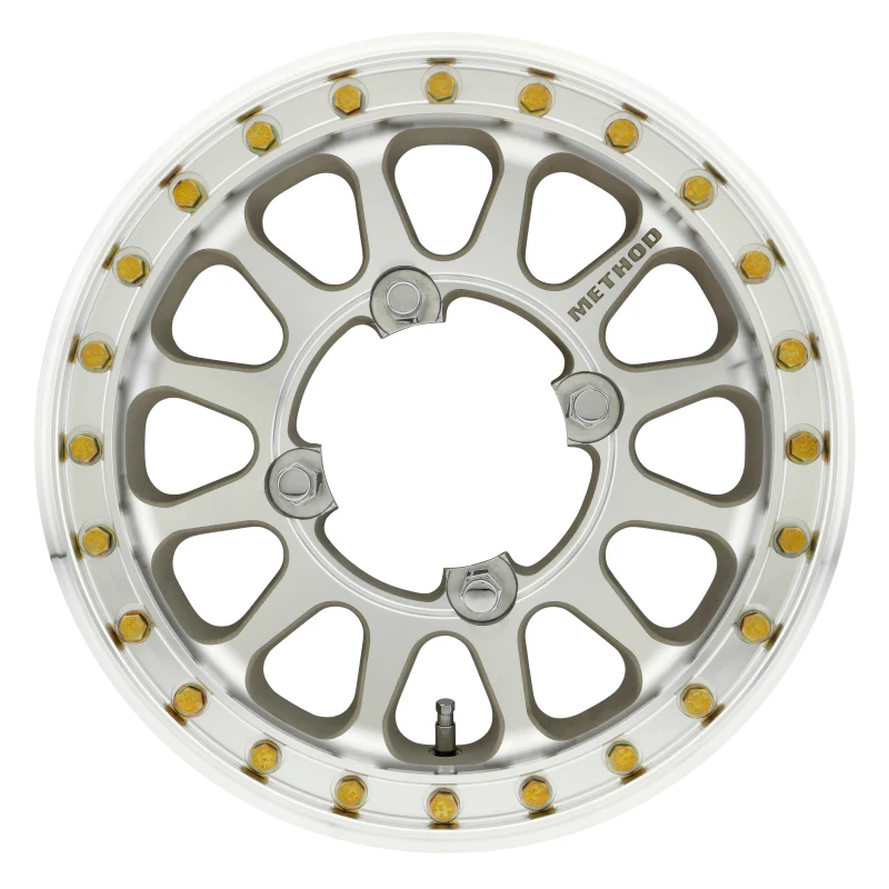 Method MR401-R UTV Beadlock 15x5 / 2.5+2.5/0mm Offset / 4x156 / 127mm CB Machined - Raw Wheel - Image 2