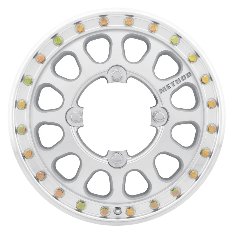Method MR401-R UTV Beadlock 15x5 / 5+0/43mm Offset / 4x136 / 106mm CB Machined - Raw Wheel - Image 2
