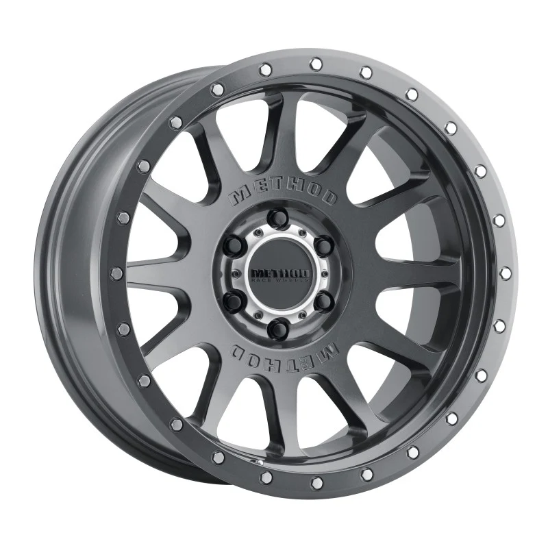 Method MR605 NV 20x10 -24mm Offset 6x5.5 106.25mm CB Gloss Titanium Wheel - Image 3