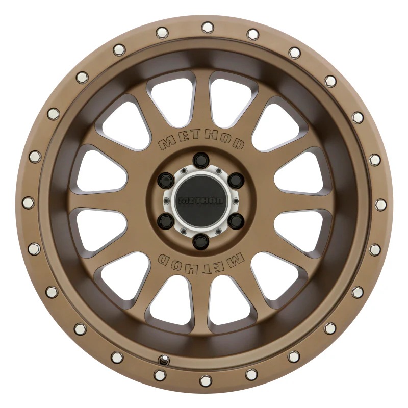 Method MR605 NV 20x10 -24mm Offset 6x5.5 106.25mm CB Method Bronze Wheel - Image 2