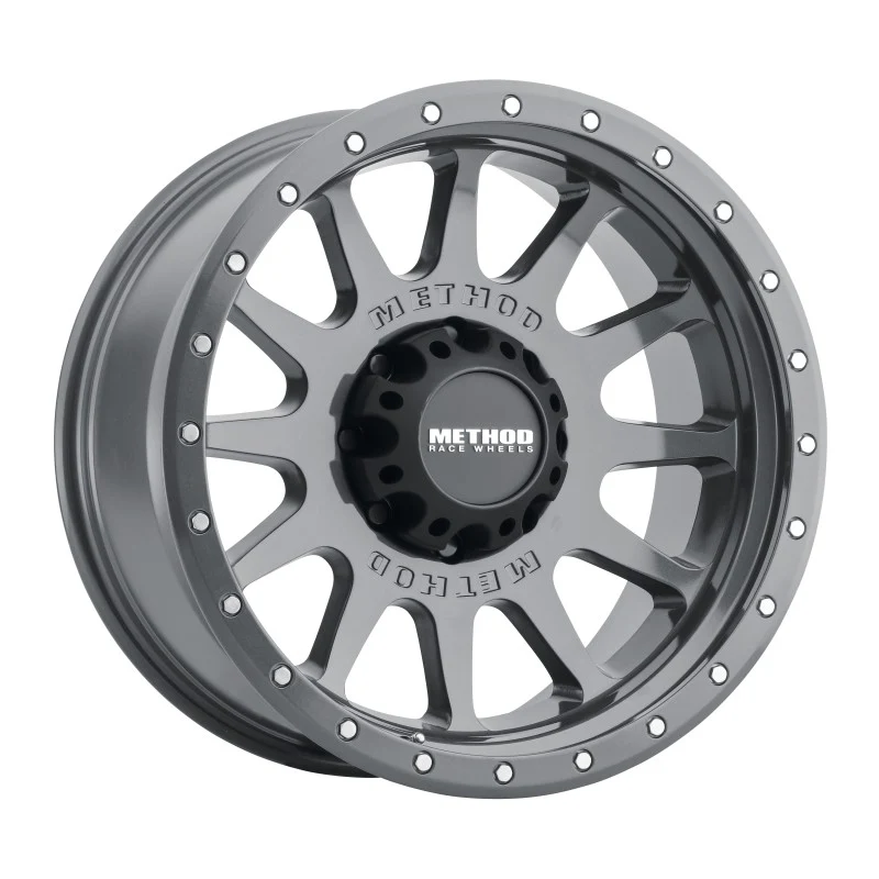 Method MR605 NV 20x10 -24mm Offset 8x170 124.9mm CB Gloss Titanium Wheel - Image 2