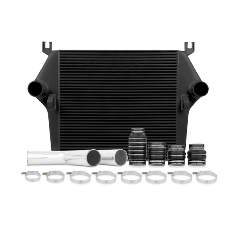 Mishimoto 03-07 Dodge 5.9L Cummins Intercooler Kit w/ Pipes (Black) - Image 2