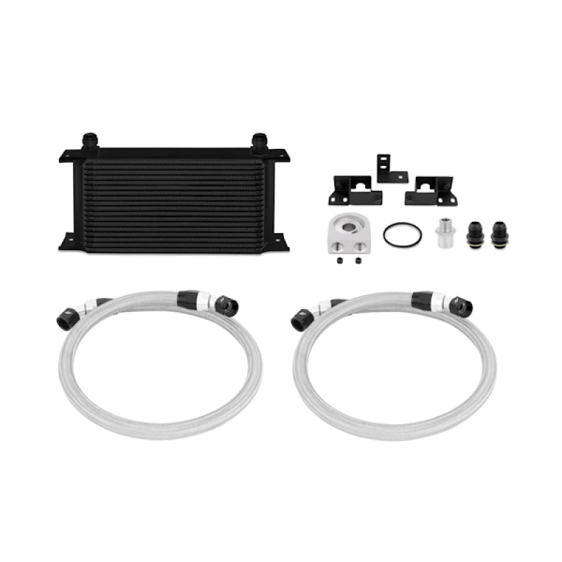 Mishimoto 07-11 Jeep Wrangler JK Oil Cooler Kit - Black - Image 2