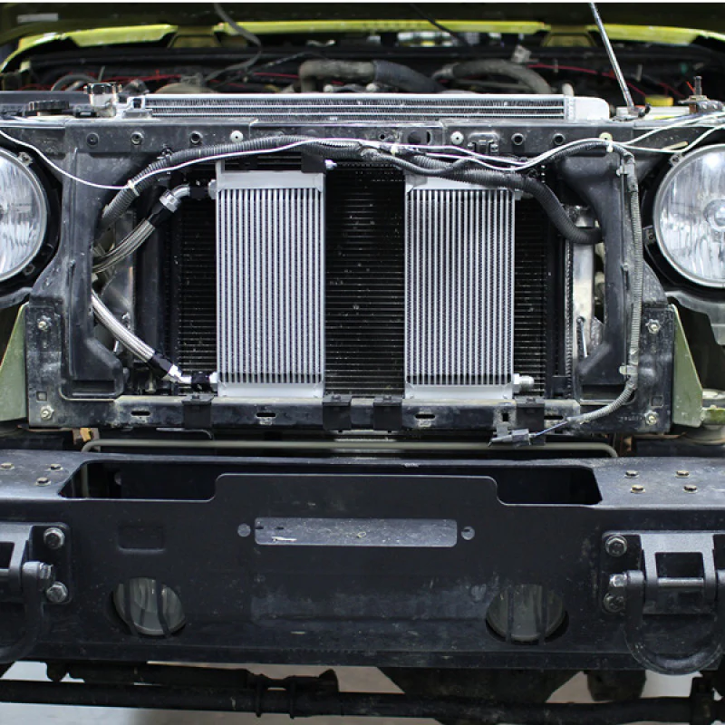 Mishimoto 07-11 Jeep Wrangler JK Oil Cooler Kit - Black - Image 5