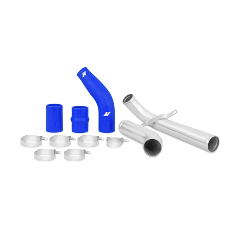 Mishimoto 08+ Mitsubishi Lancer Evolution X Blue Upper Intercooler Pipe Kit - Image 2