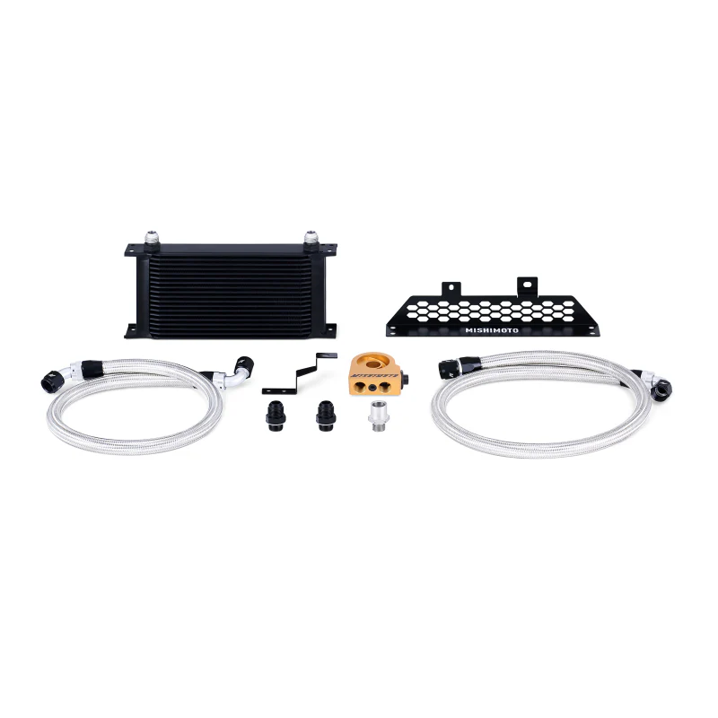 Mishimoto 13+ Ford Focus ST Thermostatic Oil Cooler Kit - Black - Image 2