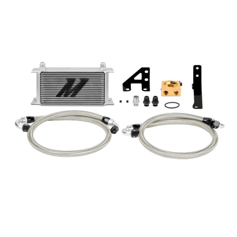 Mishimoto 15 Subaru STI Thermostatic Oil Cooler Kit - Silver - Image 2