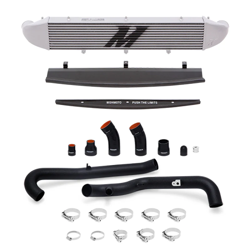Mishimoto 2014-2016 Ford Fiesta ST 1.6L Front Mount Intercooler (Silver) Kit w/ Pipes (Black) - Image 2