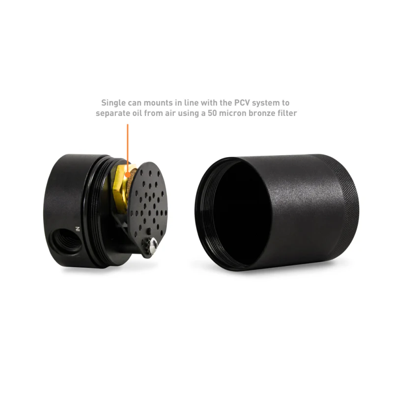 Mishimoto 2022+ Honda Civic 1.5T Baffled Oil Catch Can PCV Side - Image 9