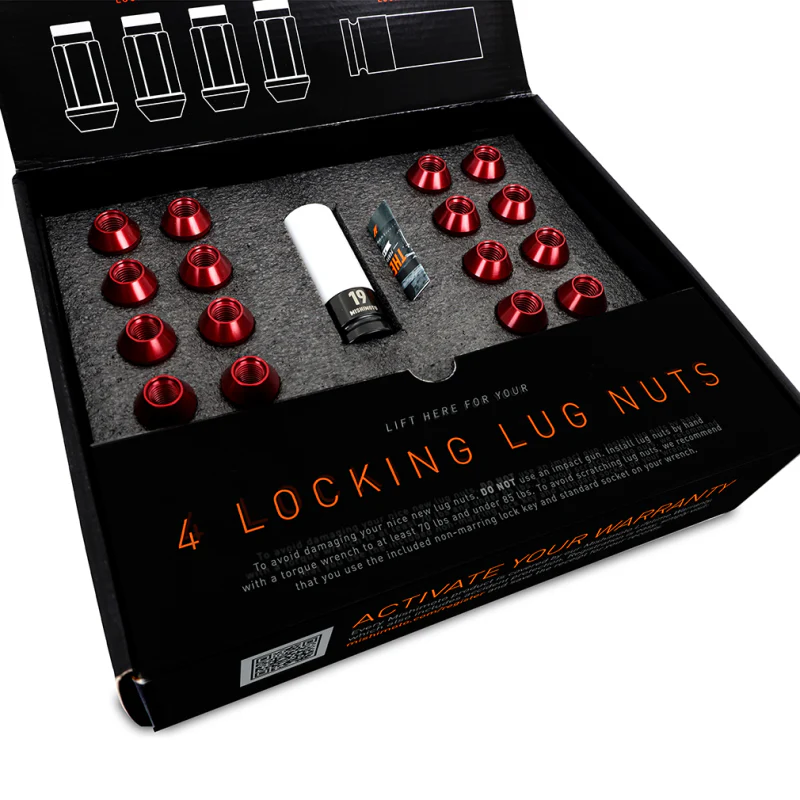 Mishimoto Aluminum Locking Lug Nuts M12x1.25 20pc Set Silver - Image 4