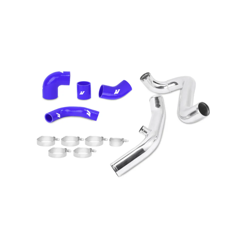 Mishimoto Mitsubishi Lancer Evolution 7/8/9 BLUE Upper Intercooler Pipe Kit - Image 2