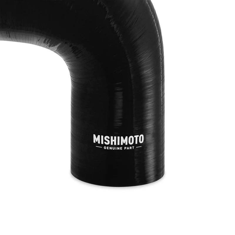 Mishimoto Silicone Reducer Coupler 90 Degree 2.25in to 2.5in - Black - Image 3
