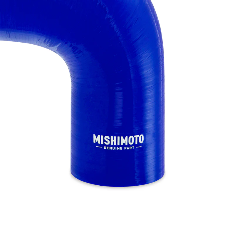 Mishimoto Silicone Reducer Coupler 90 Degree 2in to 3in - Blue - Image 2