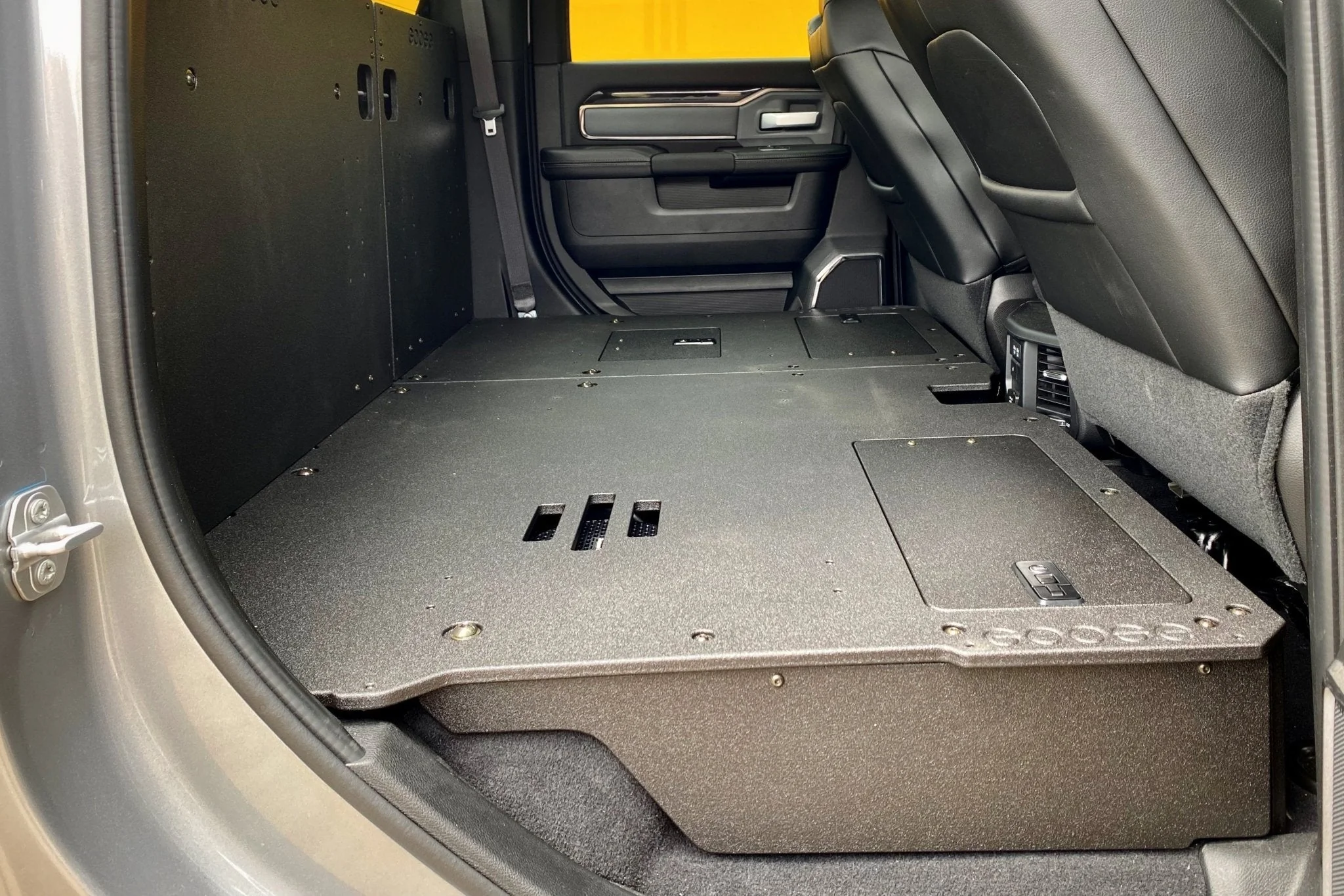 Ram 2500/3500 2009-Present 4th & 5th Gen. Crew Cab - Second Row Seat Delete Plate System - Image 3