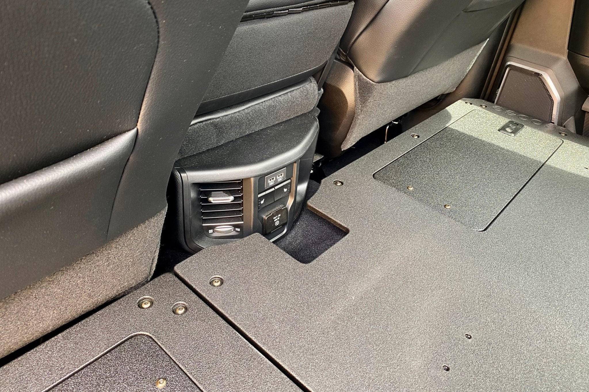 Ram 2500/3500 2009-Present 4th & 5th Gen. Crew Cab - Second Row Seat Delete Plate System - Image 5