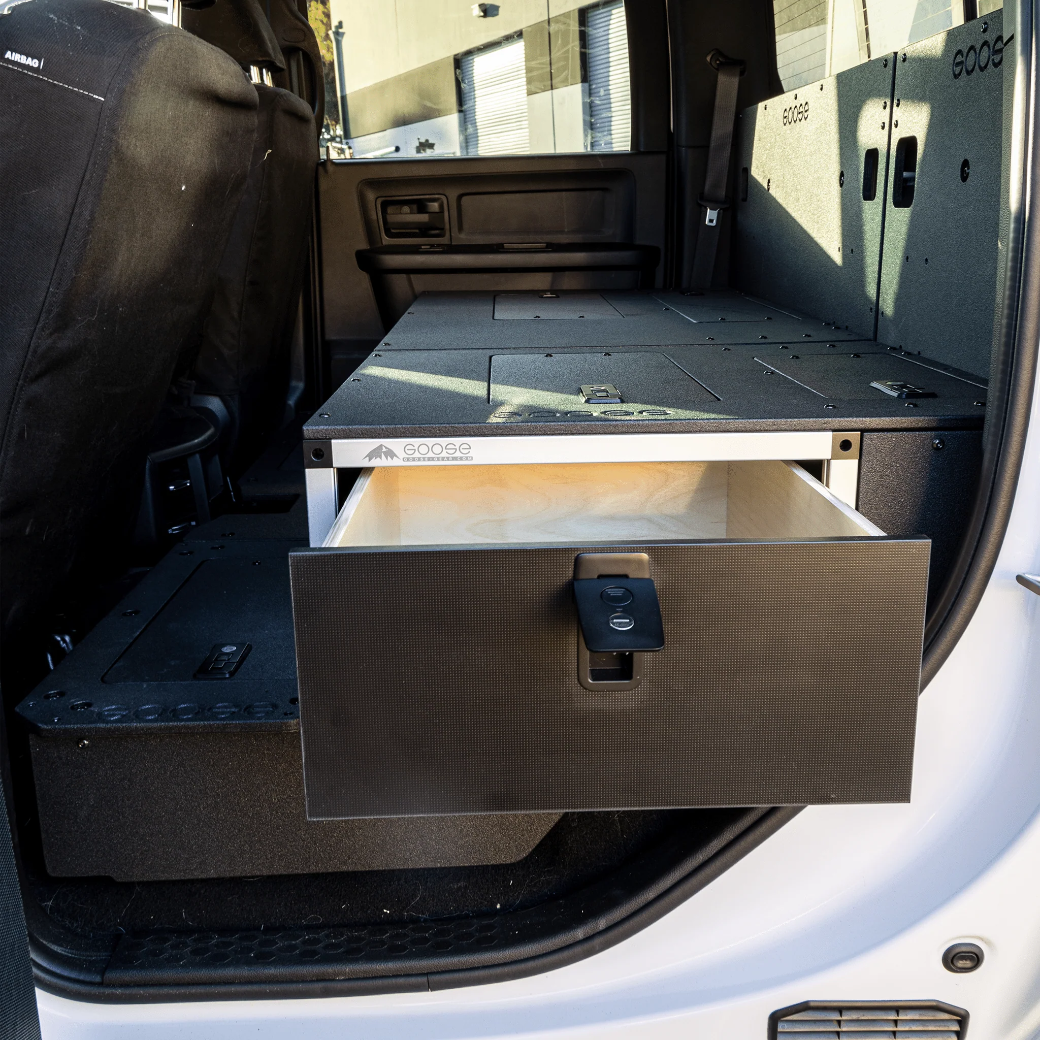 Ram 2500/3500 2009-Present 4th and 5th Gen. Crew Cab - Second Row Single Drawer Module - Image 6