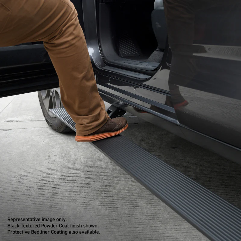 RealTruck 11-18 Ram 1500 QC VoltStep Electric Running Board Kit - Bedliner Coat - Image 2