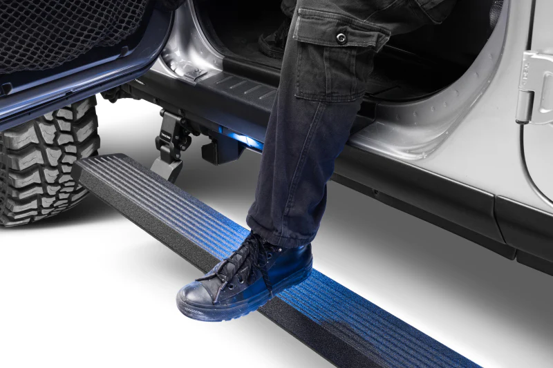 RealTruck 18-24 Jeep Wrangler 4dr VoltStep Electric Running Board Kit - Bedliner Coating - Image 3
