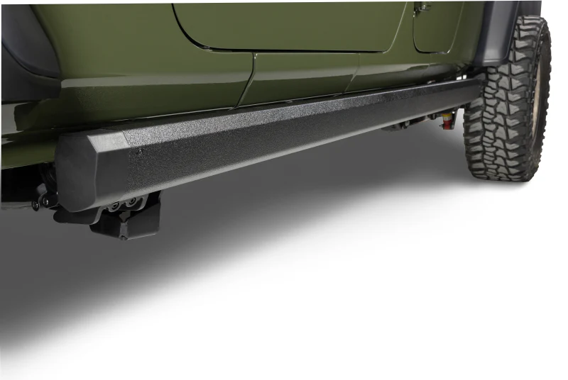 RealTruck 20-24 Jeep Gladiator CC 4dr VoltStep Electric Running Board Kit - Bedliner Coating - Image 12