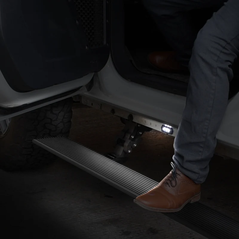 RealTruck 21-24 Ford Bronco 2dr VoltStep Electric Running Board Kit (No Drill) - Tex. Blk - Image 3